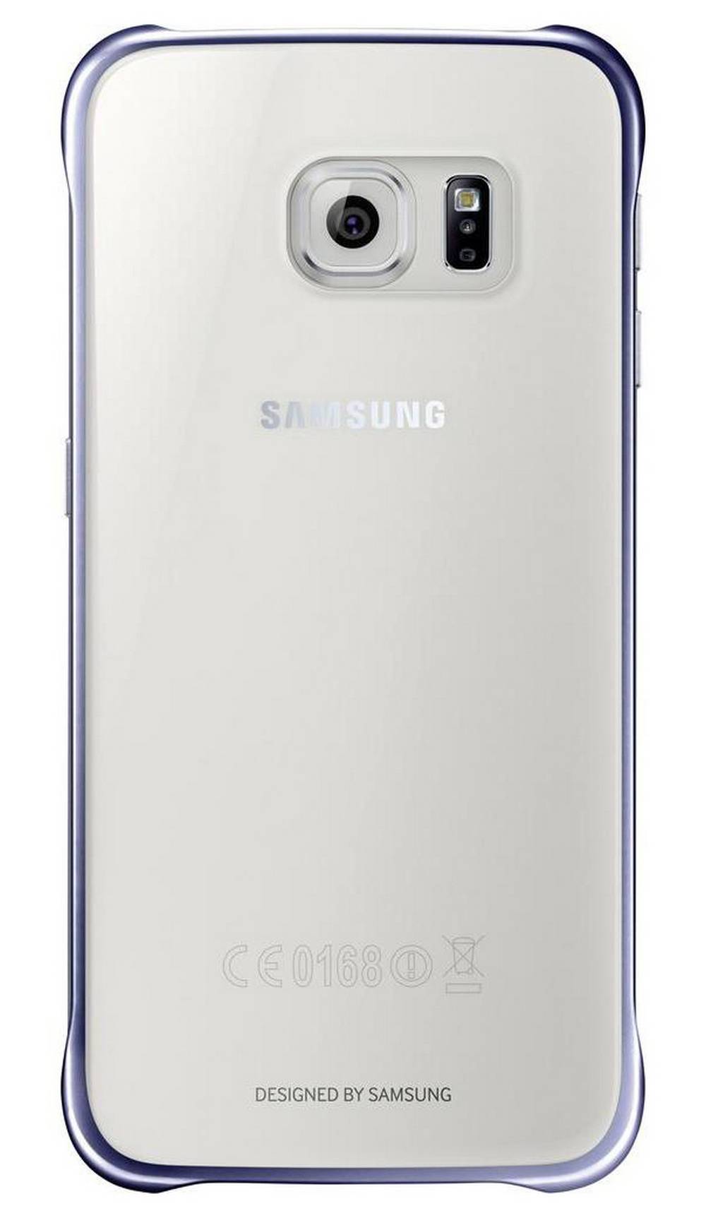 Θήκη Faceplate Samsung Clear Cover EF-QG920BBEGWW για SM-G920F Galaxy S6 Διάφανο - Μαύρο