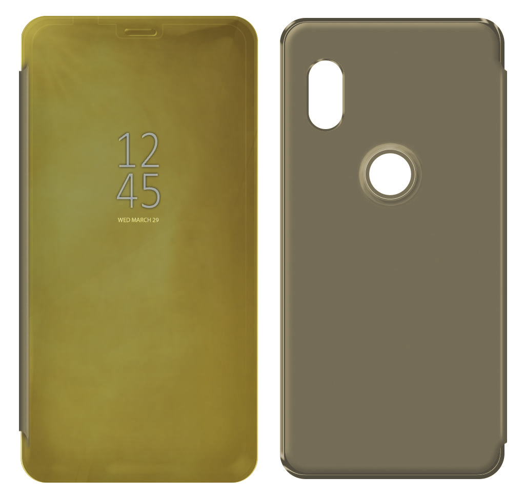 Θήκη Book Kview Standing Cover για Xiaomi Mi A2 Lite Χρυσαφί