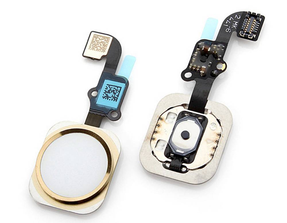 Σέτ Κεντρικού Πλήκτρου Apple iPhone 6S/6S Plus Χρυσαφί