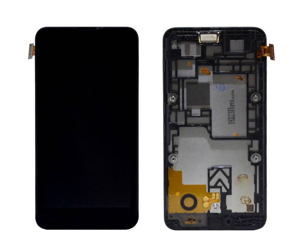 Οθόνη & Μηχανισμός Αφής Nokia Lumia 530 Μαύρη Swap
