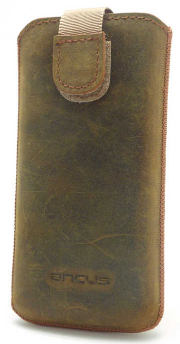 Θήκη Protect Ancus για Apple iPhone SE/5/5S/5C Δέρμα Tobacco