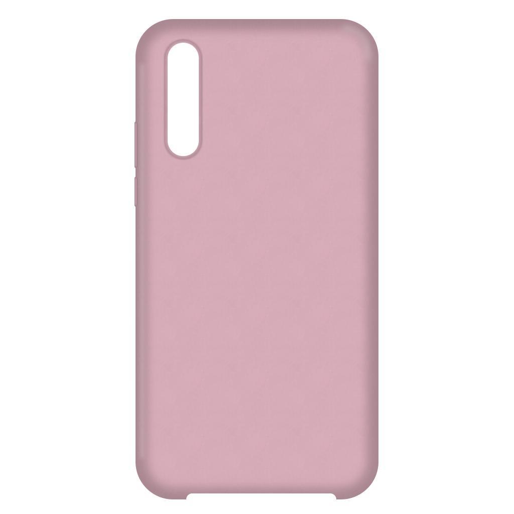 Θήκη Silicone Soft Feeling με Εσωτερική Υφασμάτινη Επένδυση για Huawei P20 Ροζ