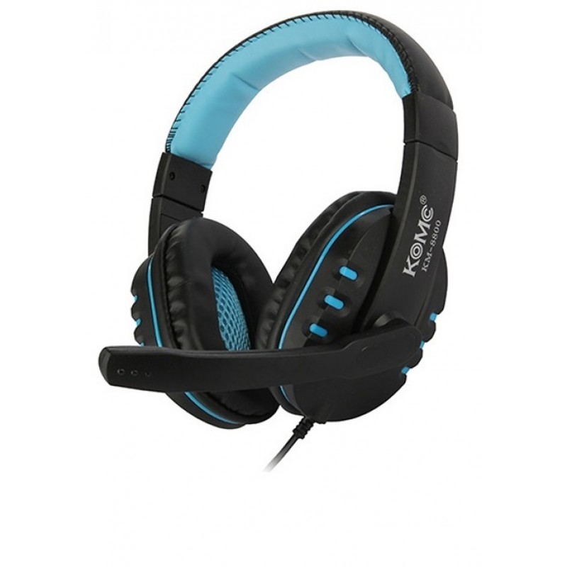 Ακουστικά Stereo KOMC USB Headphones B21 Μαύρα