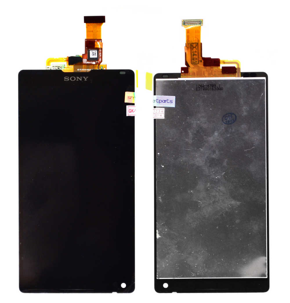 Οθόνη & Μηχανισμός Αφής Sony Xperia ZL Μαύρο χωρίς Πλαίσιο, Κόλλα ΟΕΜ