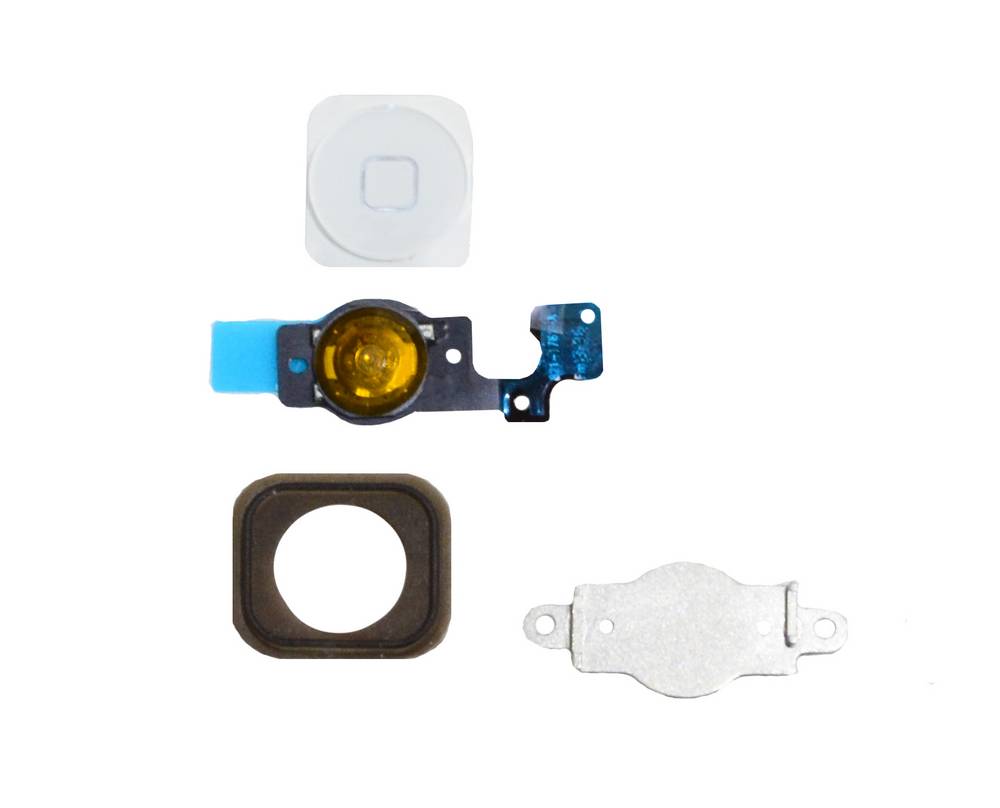 Πλήρες Σέτ Κεντρικού Πλήκτρου Apple iPhone 5C Λευκό Original