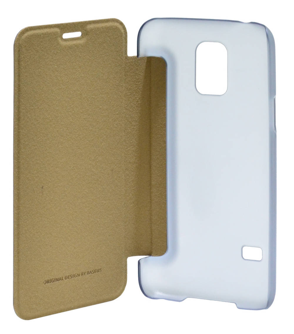 Θήκη Book Baseus Primary για Samsung SM-G800F Galaxy S5 Mini Ασημί