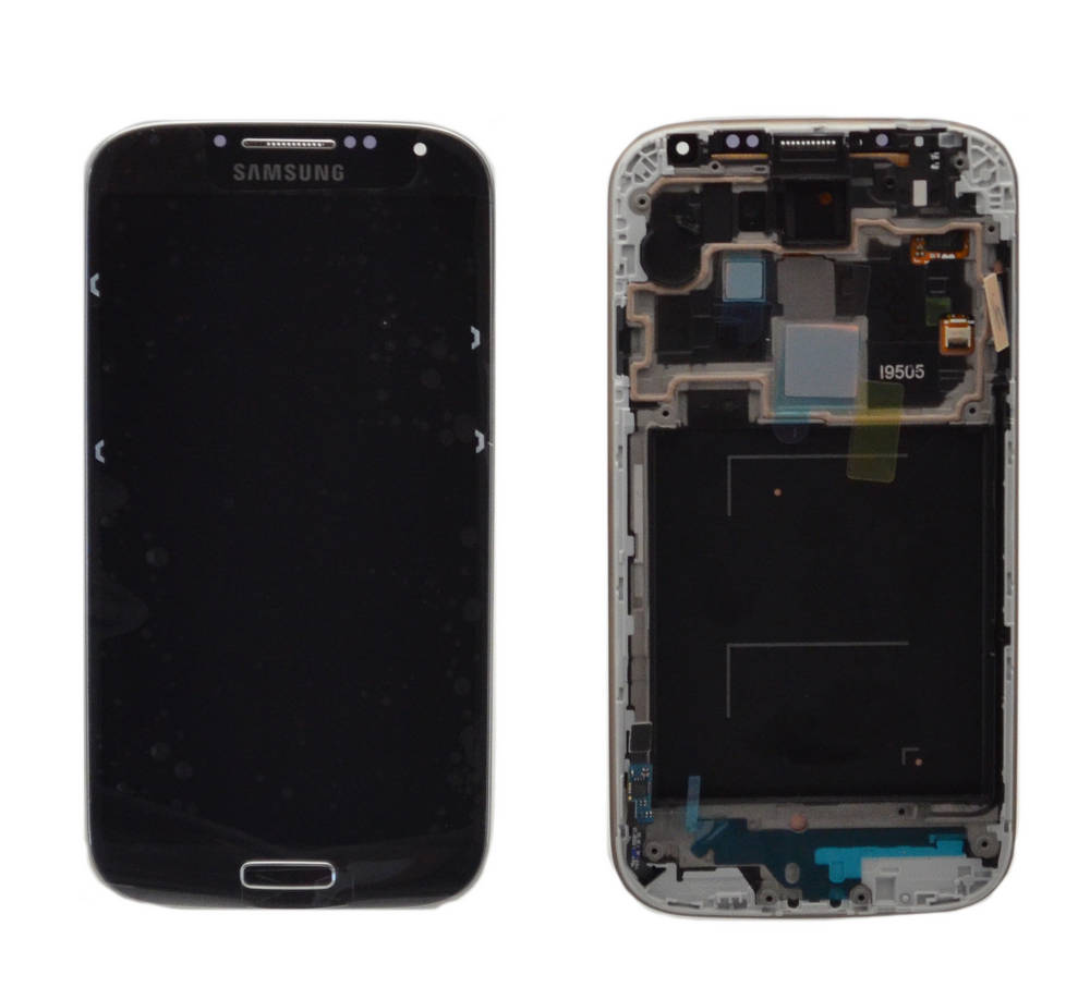 Γνήσια Οθόνη & Μηχανισμός Αφής Samsung i9505 Galaxy S4 Μαύρο GH97-14655B