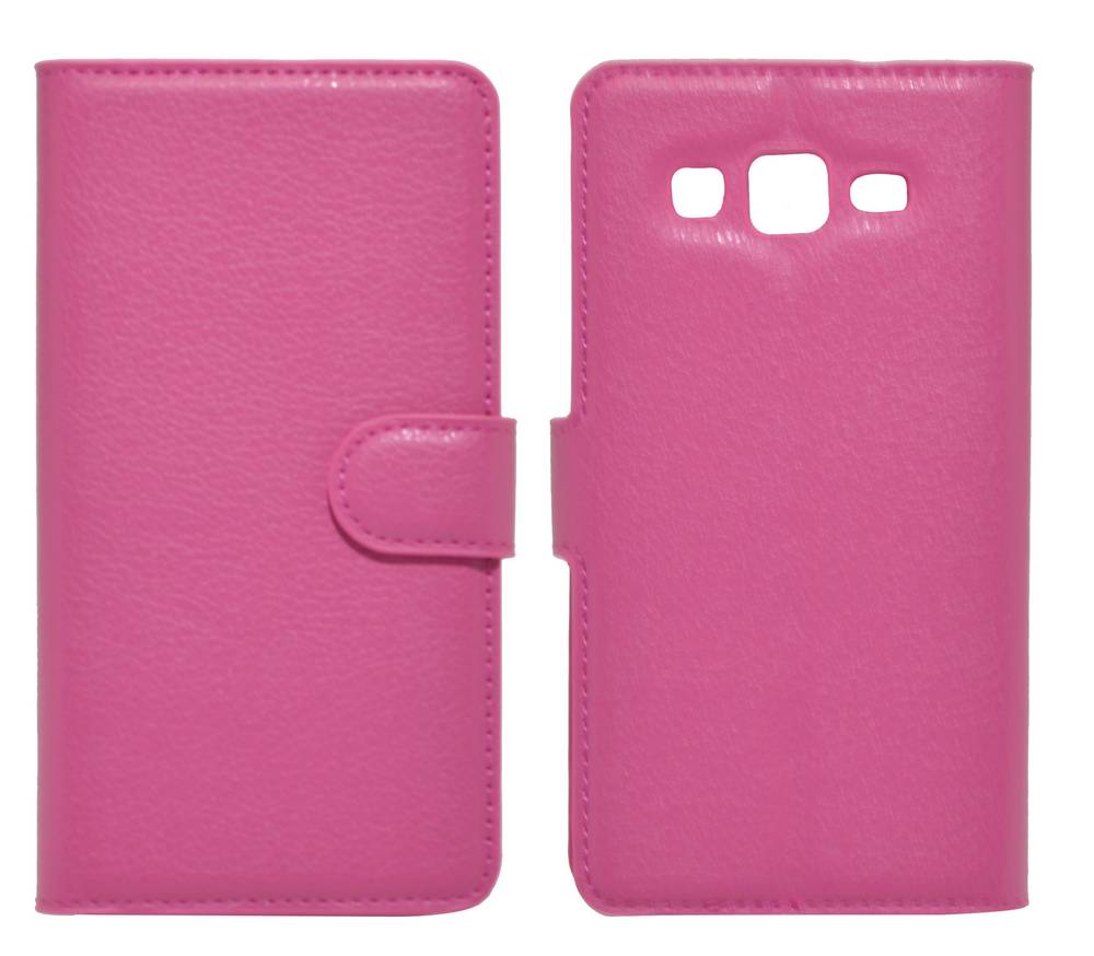 Θήκη Book Ancus Teneo για Samsung SM-G550 Galaxy On5 TPU Φούξια
