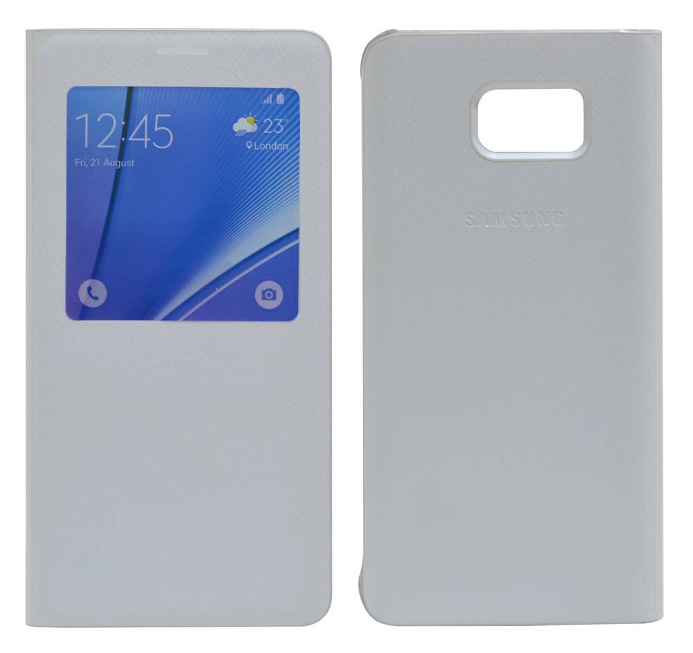 Θήκη Book S-View Samsung EF-CN920PWEGCN για SM-N920F Galaxy Note 5 Λευκή