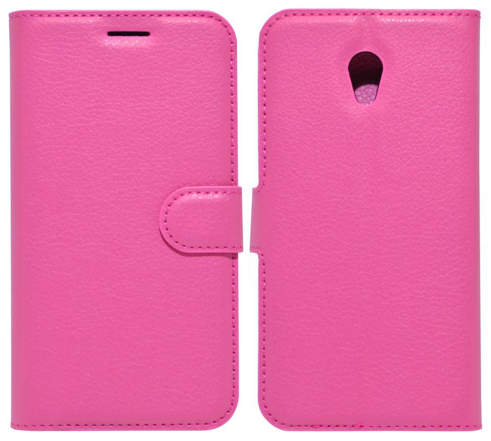 Θήκη Book Ancus Teneo για Vodafone Smart Prime 7 TPU Φούξια