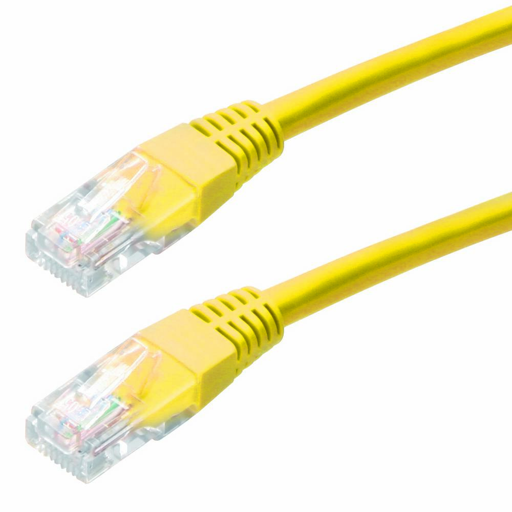 Καλώδιο Δικτύου Jasper CAT5E UTP 5m Κίτρινο Patch Cord