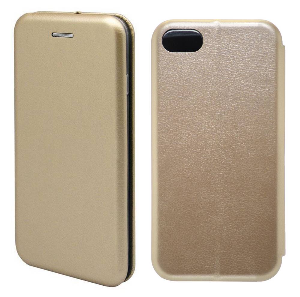Θήκη Book Ancus Magnetic Curve για Apple iPhone 7 TPU Χρυσαφί