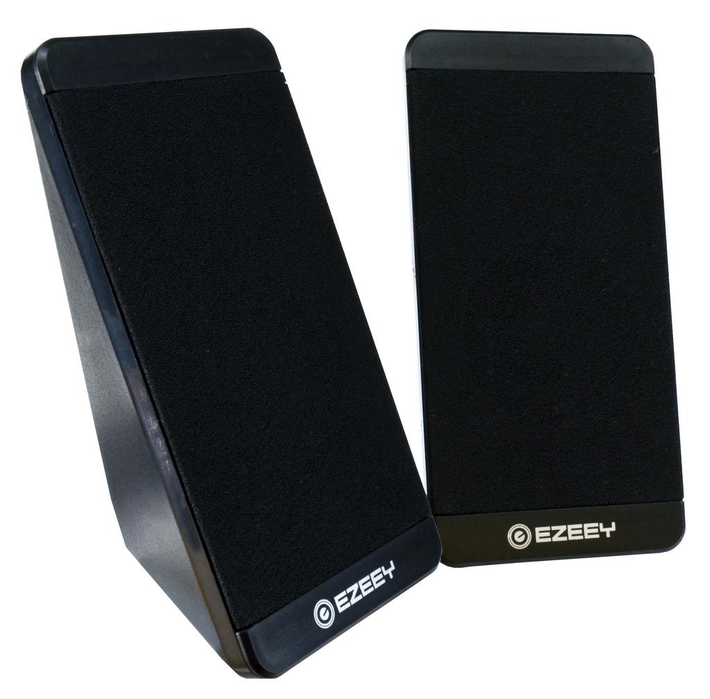 Ηχείο Stereo Multimedia Ezeey S5 με σύνδεση 3.5mm και USB φόρτιση, 2.5W x 2, 4Ω 3W, Μαύρο