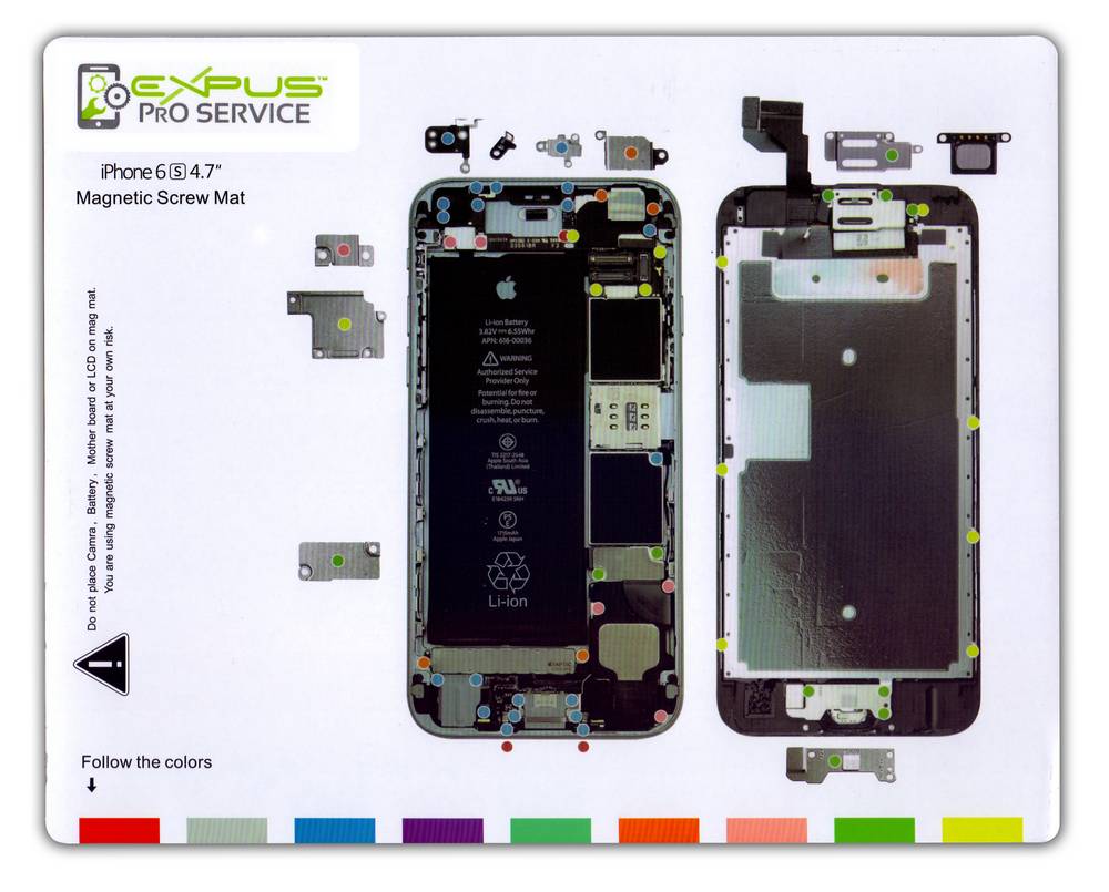 Magnetic Screw Pad for iPhone 6S