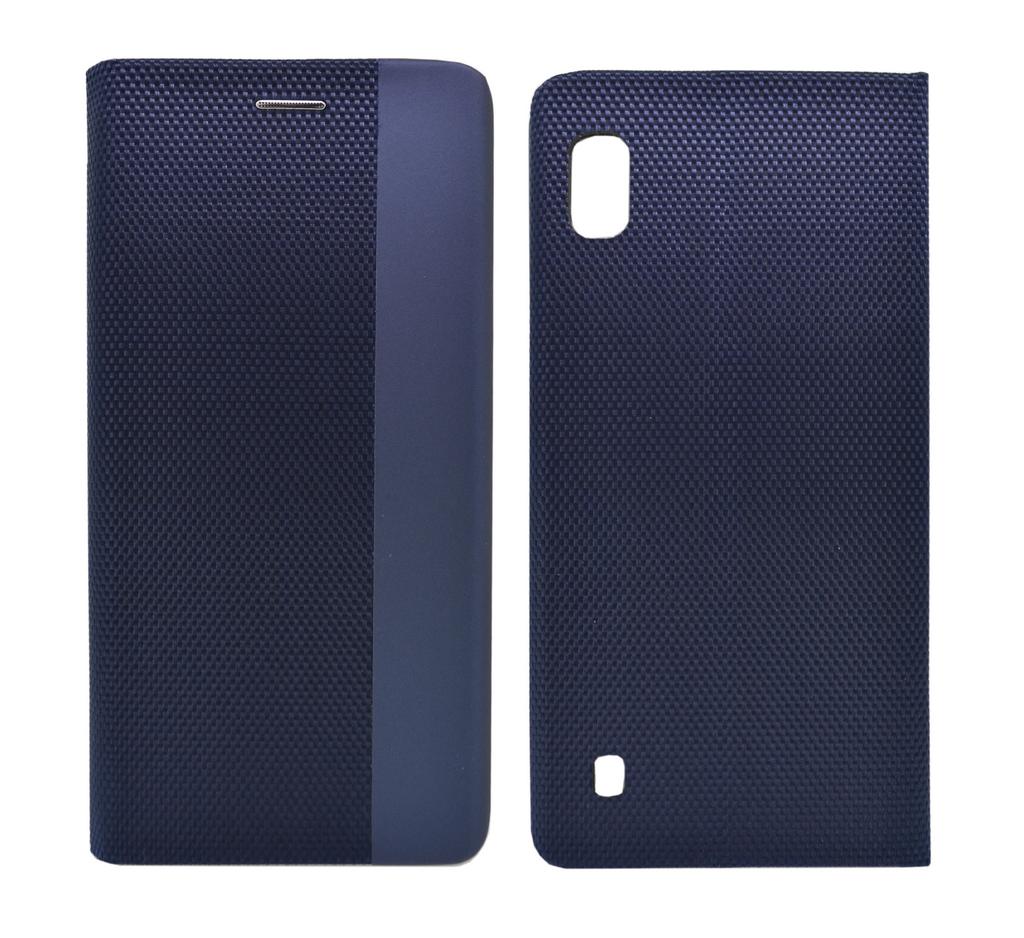 Θήκη Book Ancus Magnetic Canvas για Samsung SM-A105F Galaxy A10 TPU Μαύρο-Μπλε