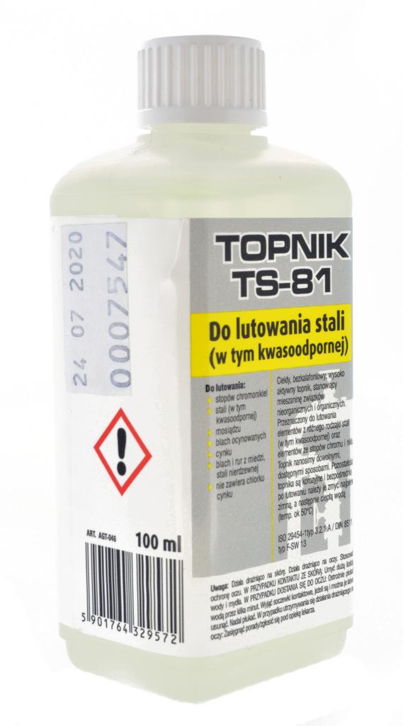 Υγρό Flux TermoPasty Topnik TS-81 με Αλκοόλη 100ml με Βουρτσάκι Κατάλληλο για Ηλεκτρονικά Κυκλώματα SMD