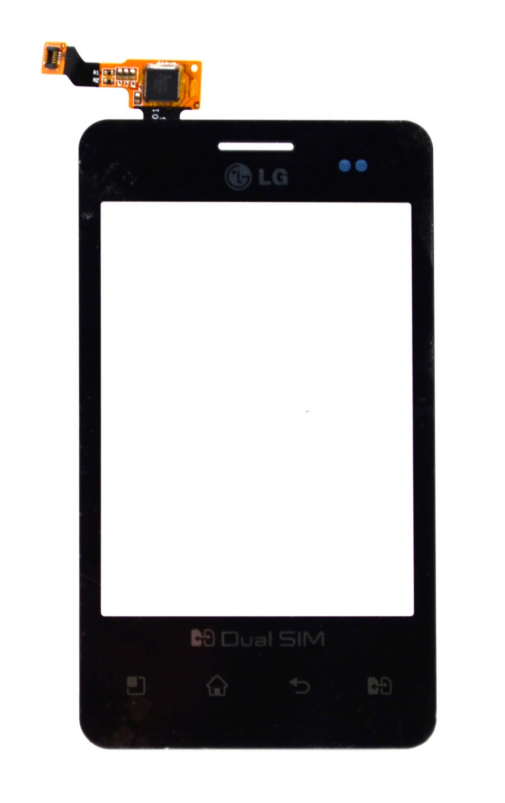 Μηχανισμός Αφής LG Optimus L3 E405 Dual Sim χωρίς Κόλλα Μαύρο OEM Type A
