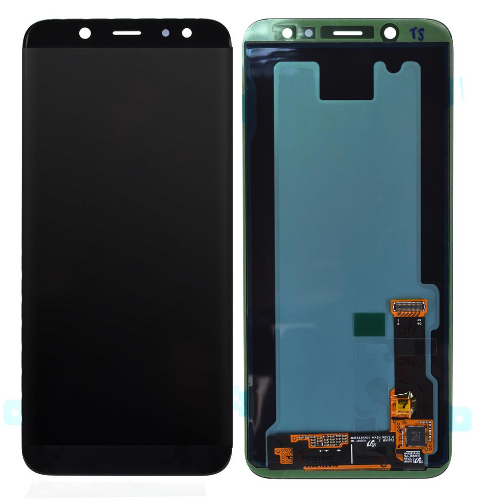 Γνήσια Οθόνη & Μηχανισμός Αφής Samsung SM-A600F Galaxy A6 (2018) Μαύρο GH97-21897A; GH97-21898A