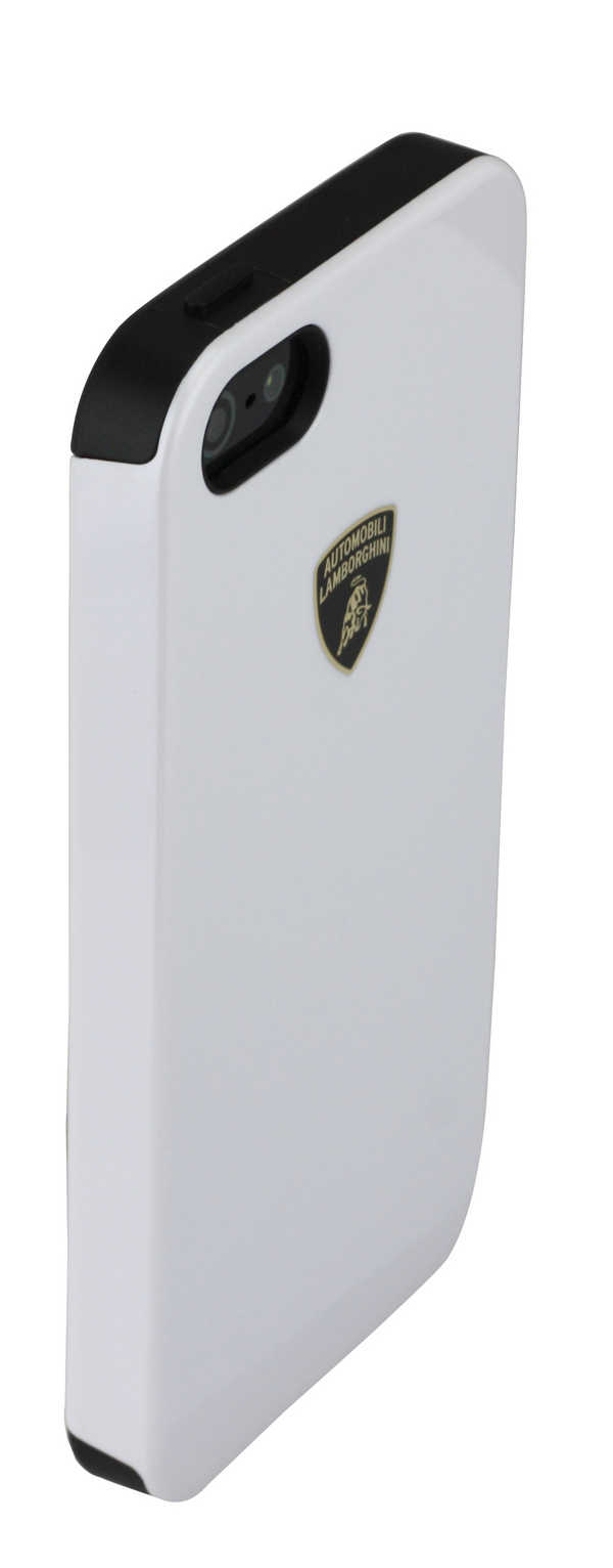 Θήκη TPU & PC Back Cover Lamborghini για Apple iPhone SE/5/5S Λευκή Diablo-D1