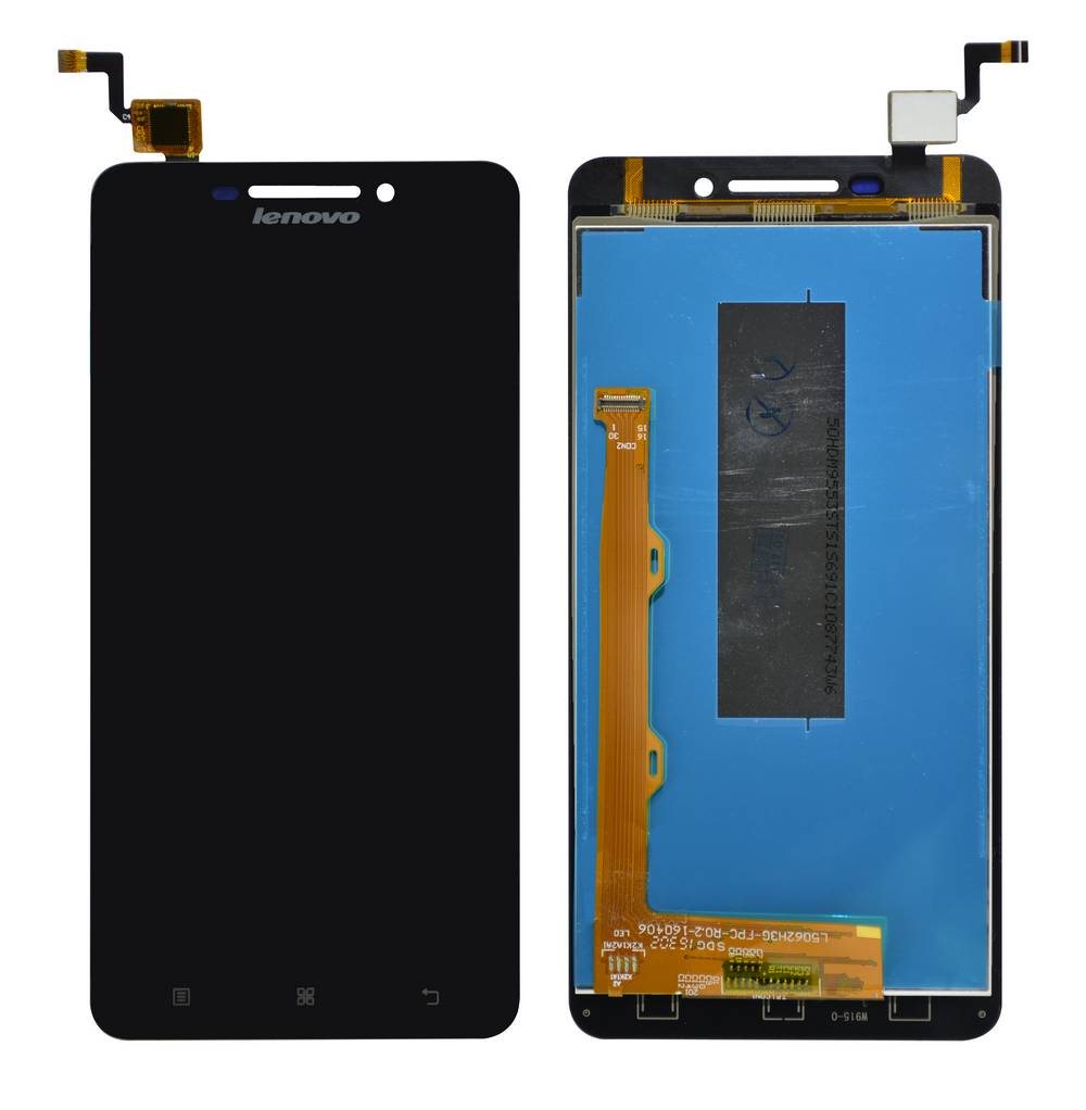 Οθόνη & Μηχανισμός Αφής Lenovo A5000 Μαύρο χωρίς Πλαίσιο Type A
