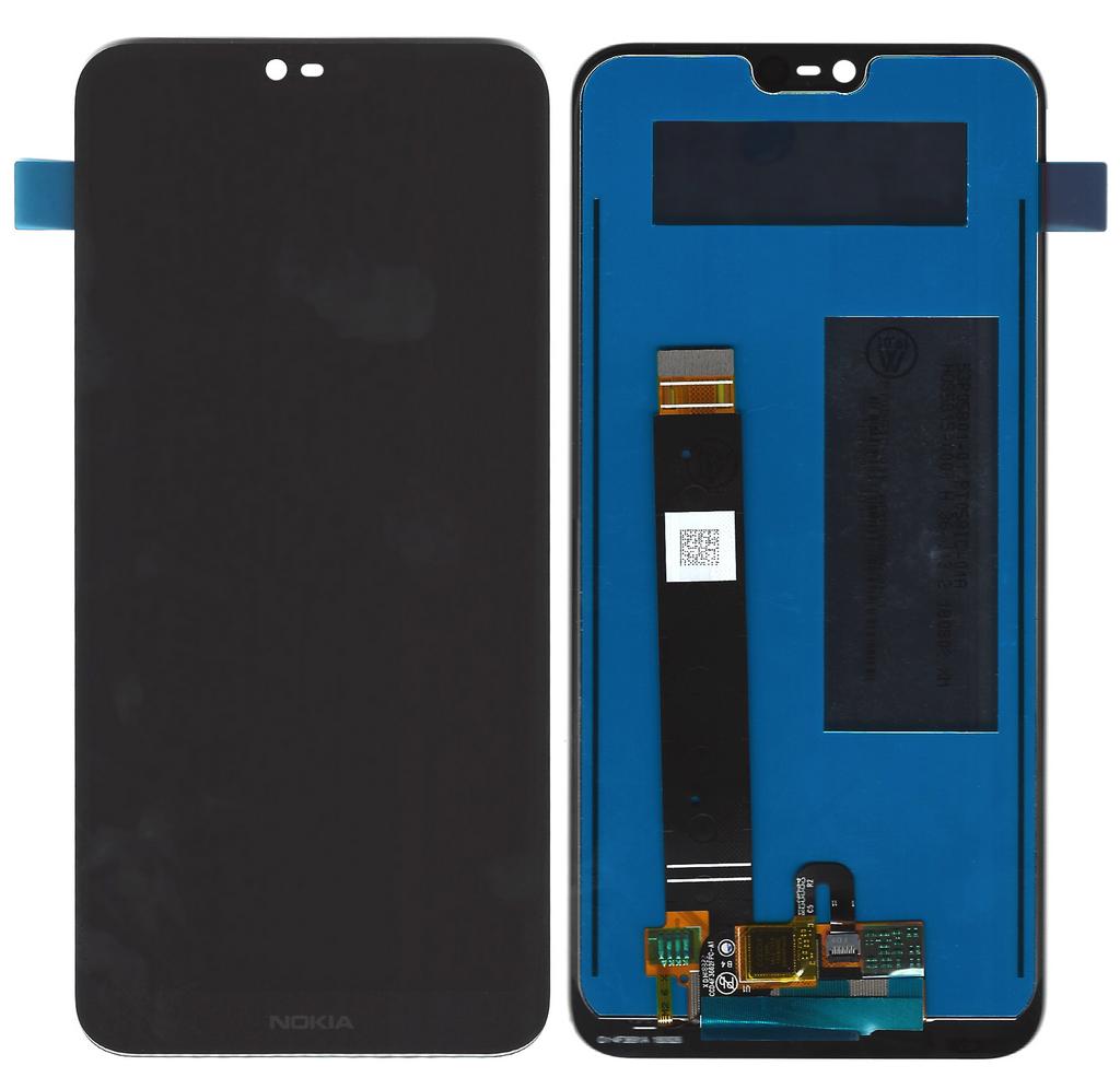 Οθόνη & Μηχανισμός Αφής Nokia 7.1 Μαύρο χωρίς Πλαίσιο. Κόλλα Type A+