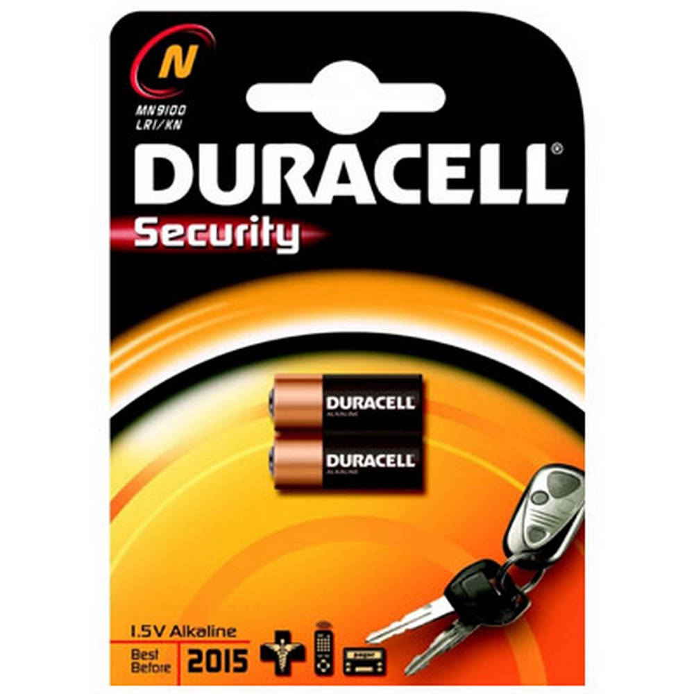Μπαταρία Αλκαλική Security Duracell N / LR1 1.5V size MN9100 Τεμ. 2
