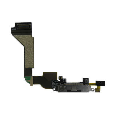 Επαφή Φόρτισης Apple iPhone 4 με Μικρόφωνο Μαύρο Original