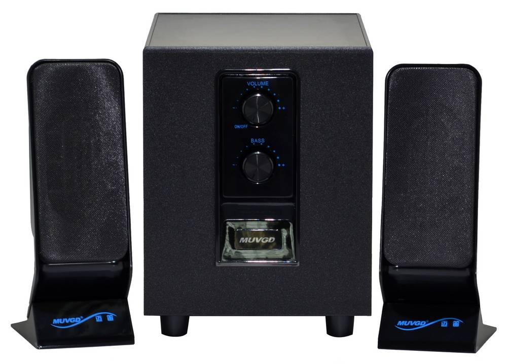 Ηχείο Stereo Muvgd M-606 2.1 2.5Wx2+6W RMS Μαύρο με Τροφοδοσία Πρίζας 20x7x6cm