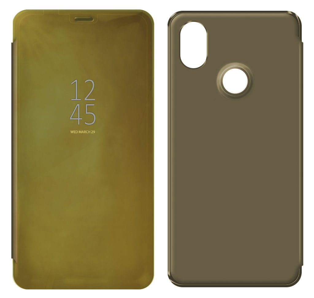 Θήκη Book Kview Standing Cover για Xiaomi Mi A2 Χρυσαφί