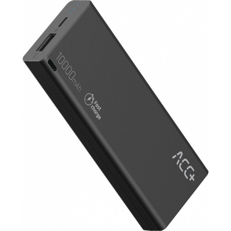 Power Bank ACC+ THIN 10000 mAh Fast Charge Μαύρο