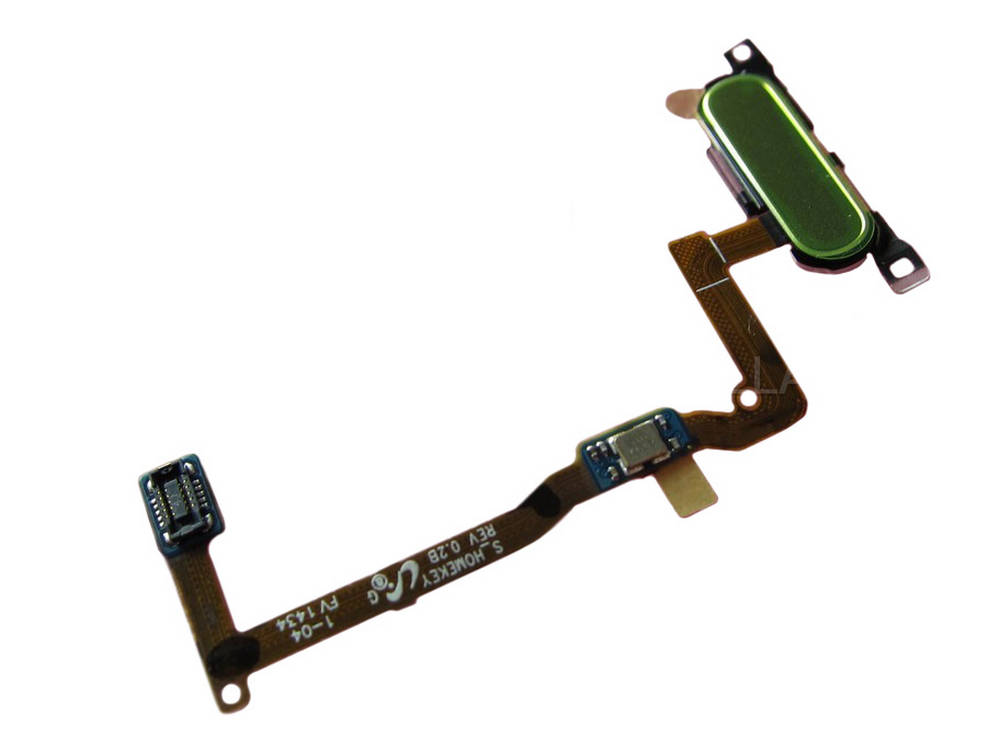 Σέτ Κεντρικού Πλήκτρου Samsung SM-G850F Galaxy Alpha Ασημί Original GH96-07489E