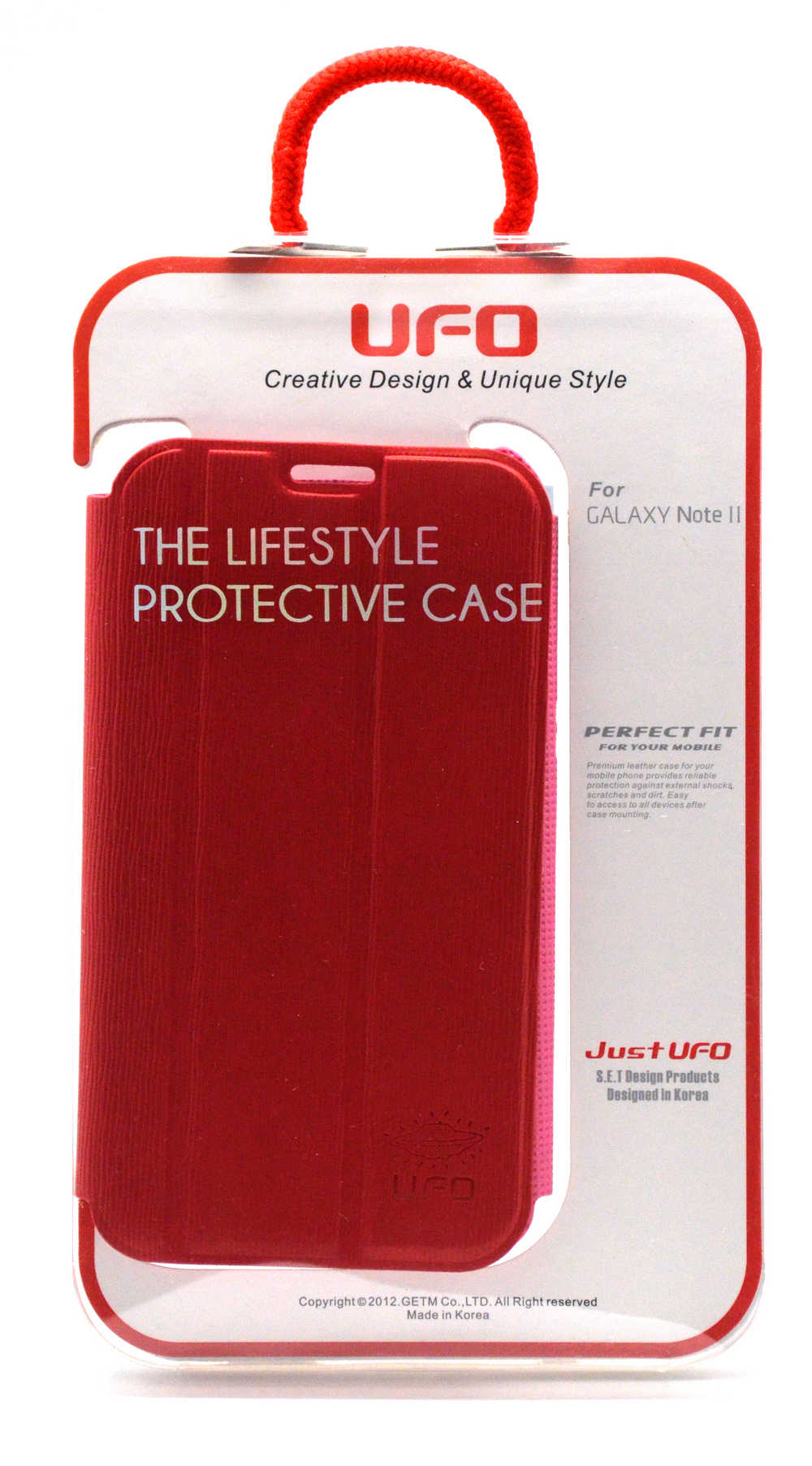 Θήκη Book UFO για Samsung N7100 Galaxy Note II Κόκκινη - Ρόζ