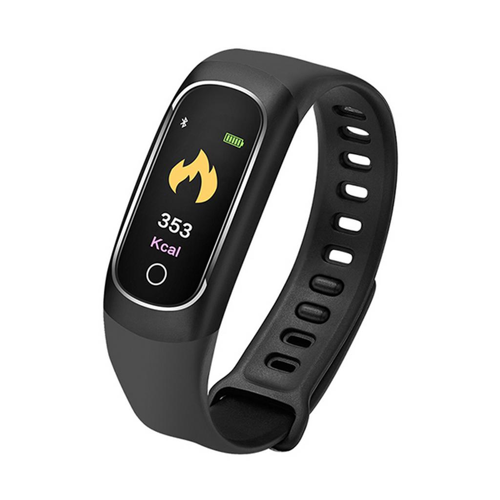 Maxcom Smartband FitGo FW12 Oxygen IP67 Μαύρο Silicon Band