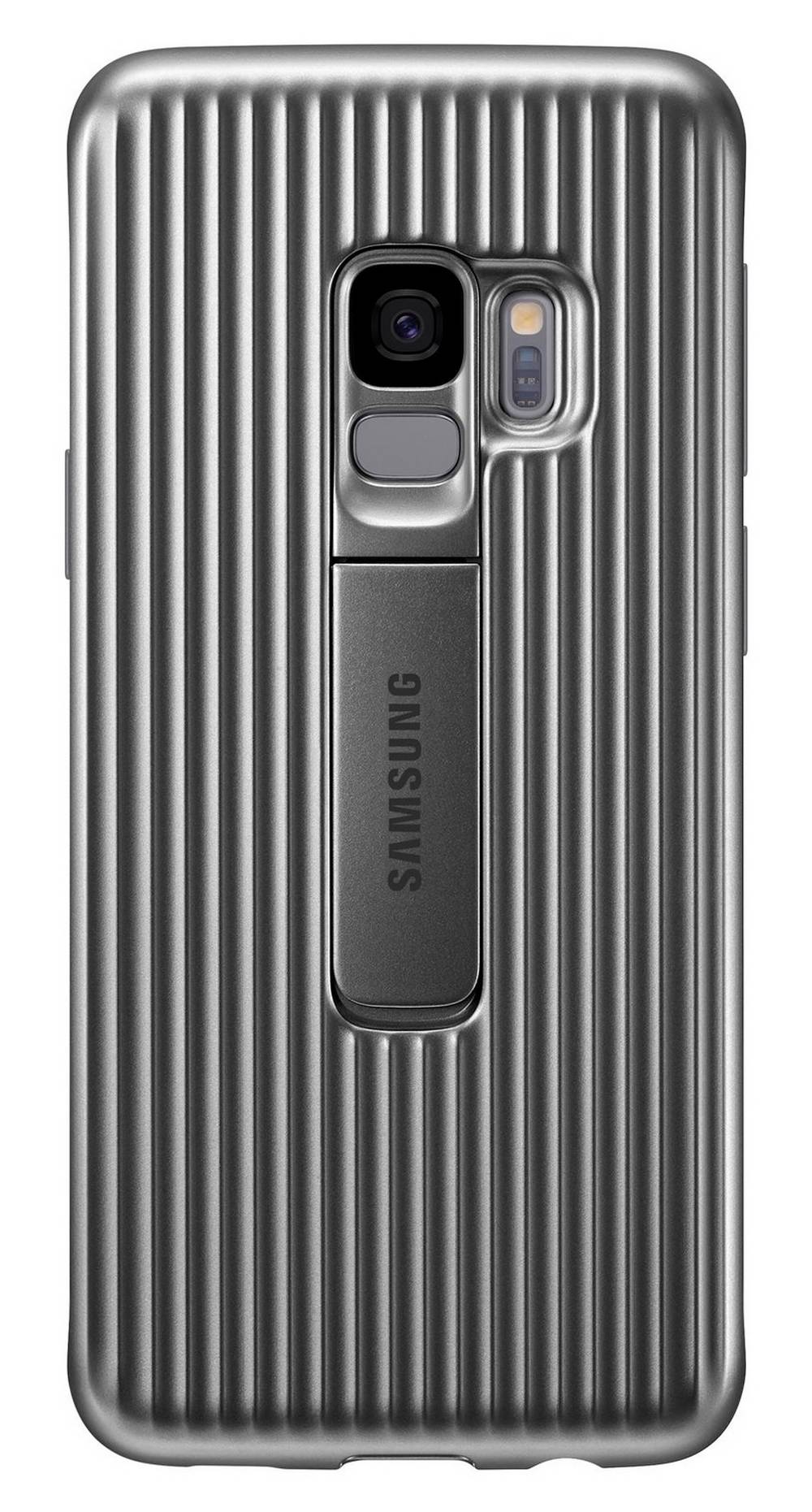 Θήκη Faceplate Samsung Protective Standing Cover EF-RG960CSEGWW για SM-G960 Galaxy S9 Ασημί