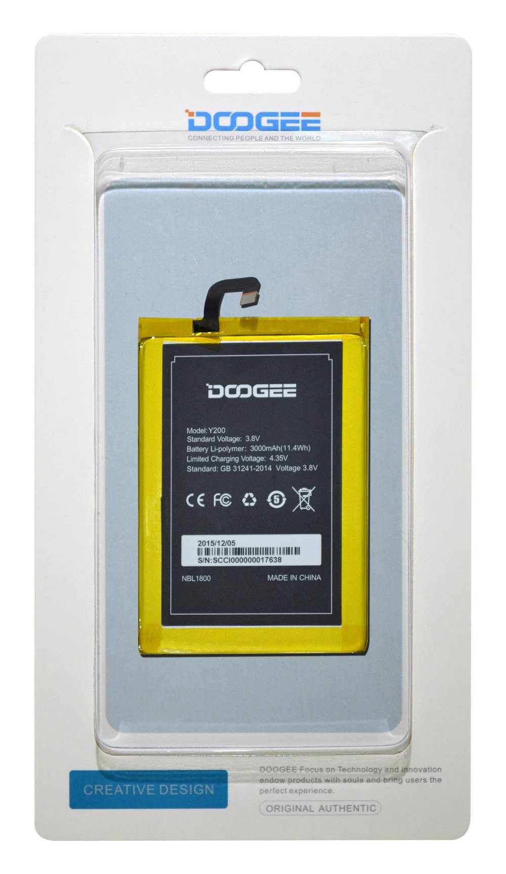 Μπαταρία Doogee για Y200 Original