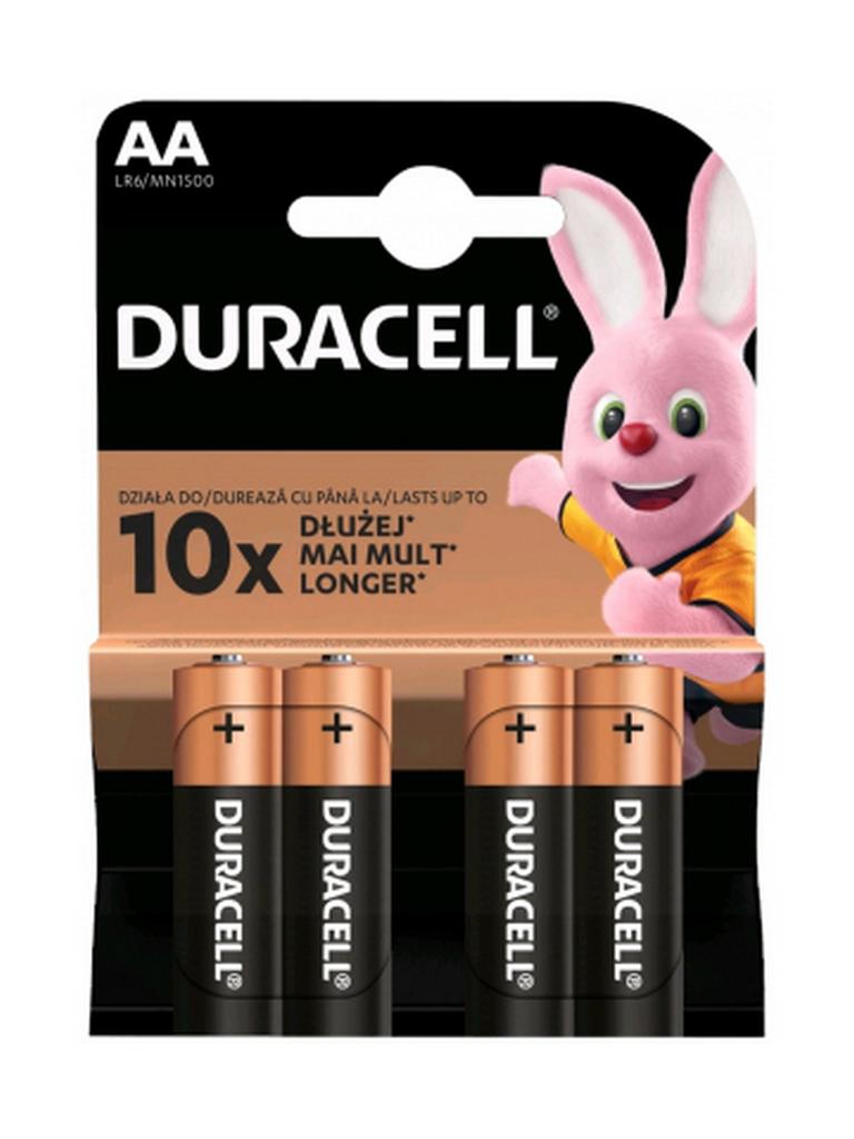 Μπαταρία Αλκαλική Duracell Long Lasting LR6 / MN1500 size AA Τεμ. 4