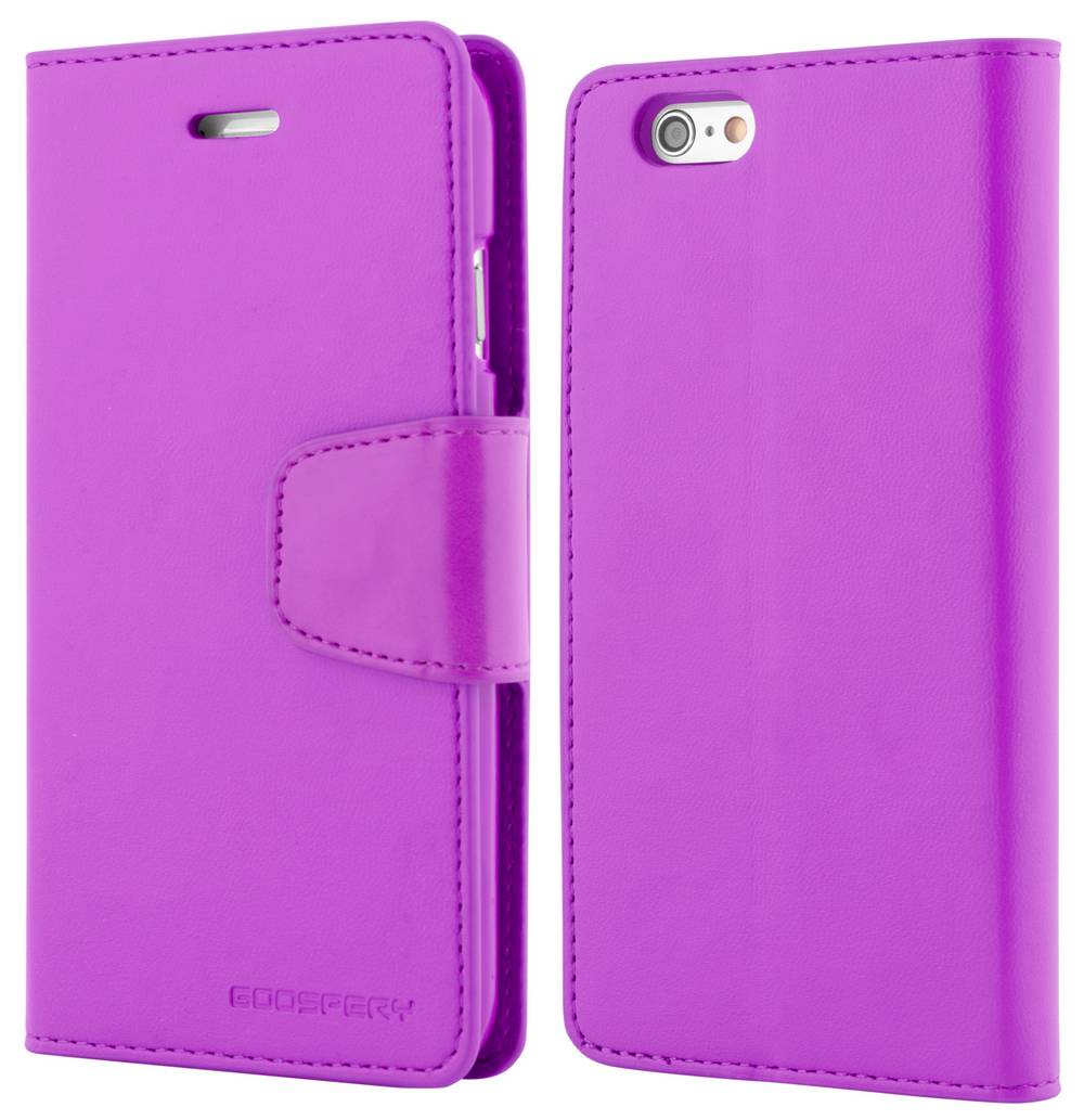 Θήκη Book Goospery Sonata Diary Case για Apple iPhone 6/6S Μώβ by Mercury
