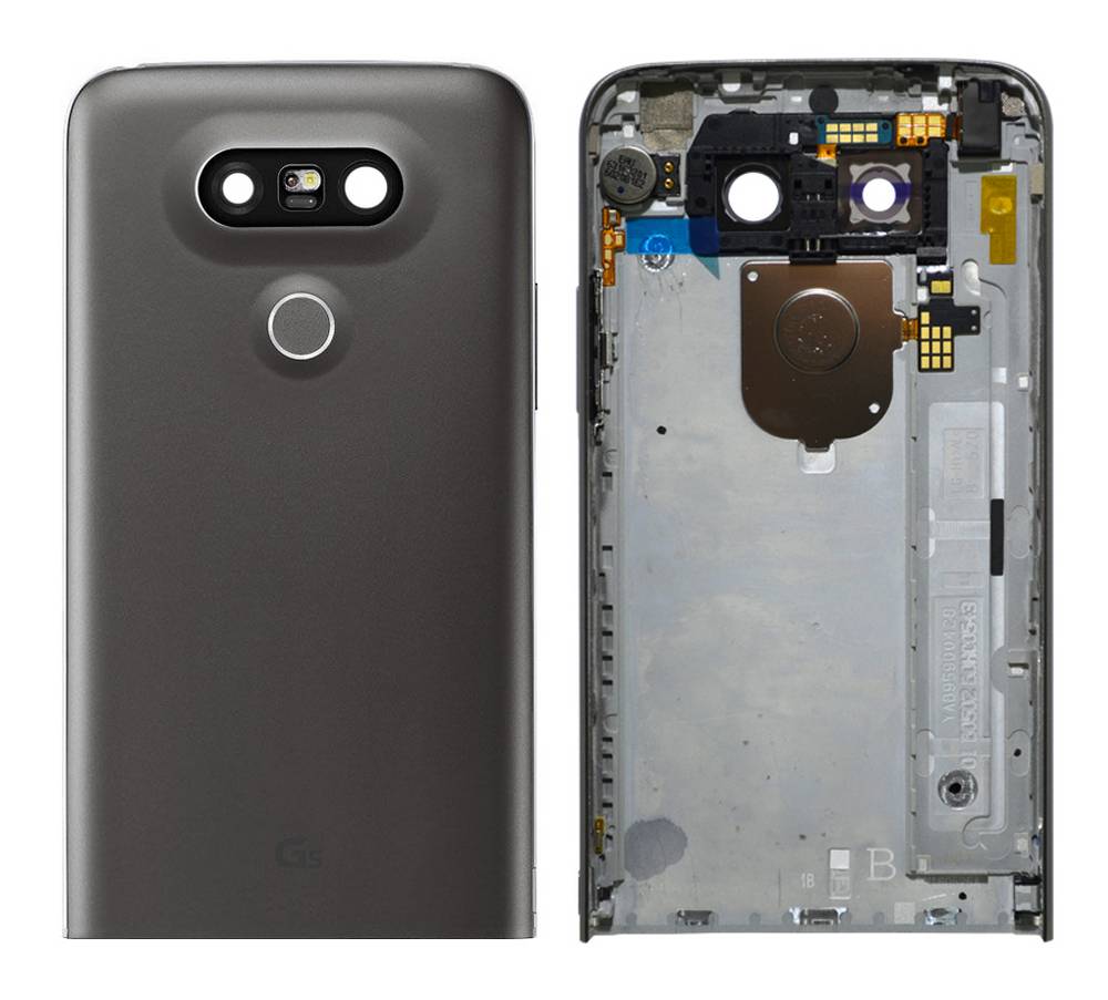 Πίσω Κάλυμμα LG G5 H850 με Πλήκτρο On/Off, Έντασης, Δόνηση, Τζαμάκι Κάμερας Titan Original ACQ88954403