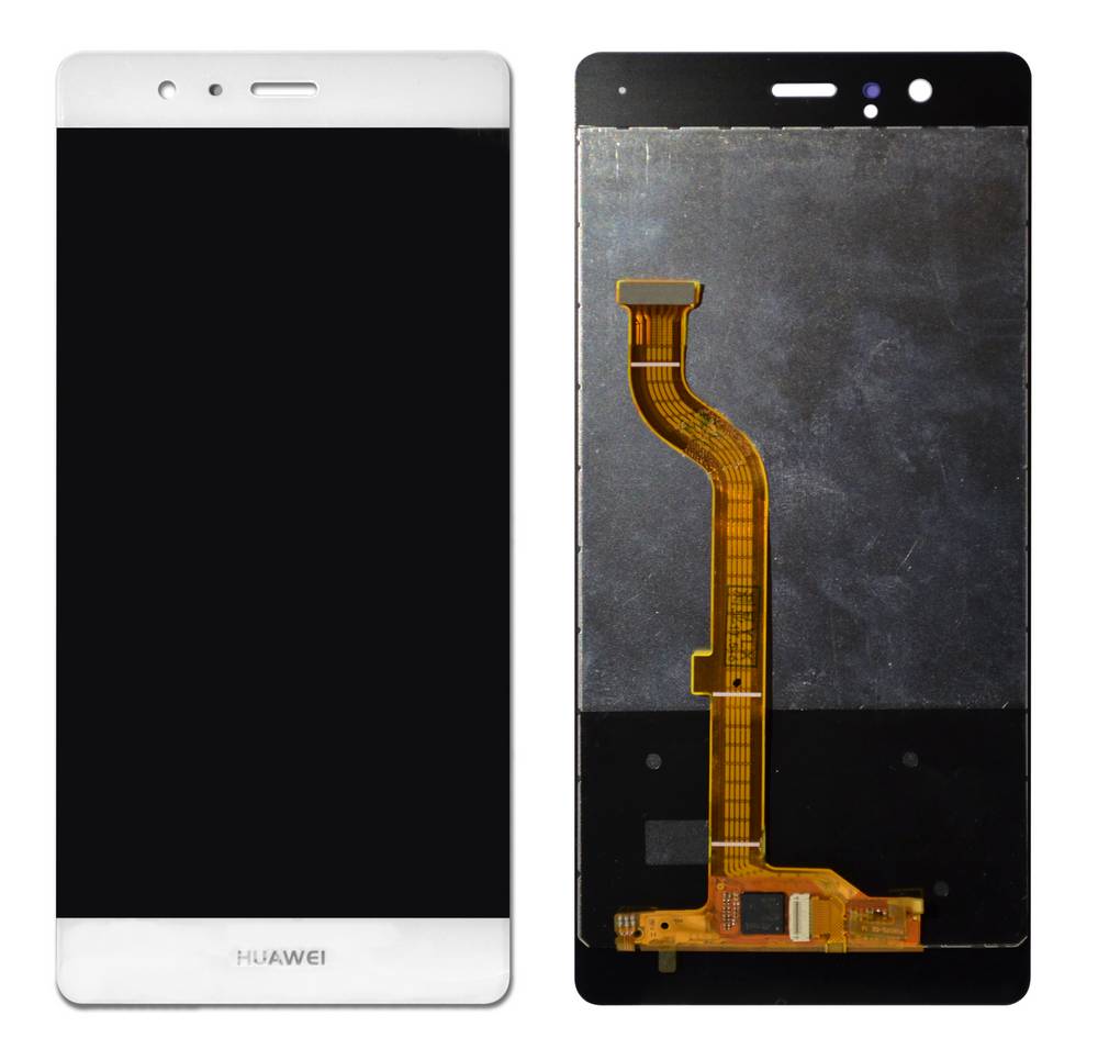Γνήσια Οθόνη & Μηχανισμός Αφής Huawei P9 Ασημί χωρίς Πλαίσιο