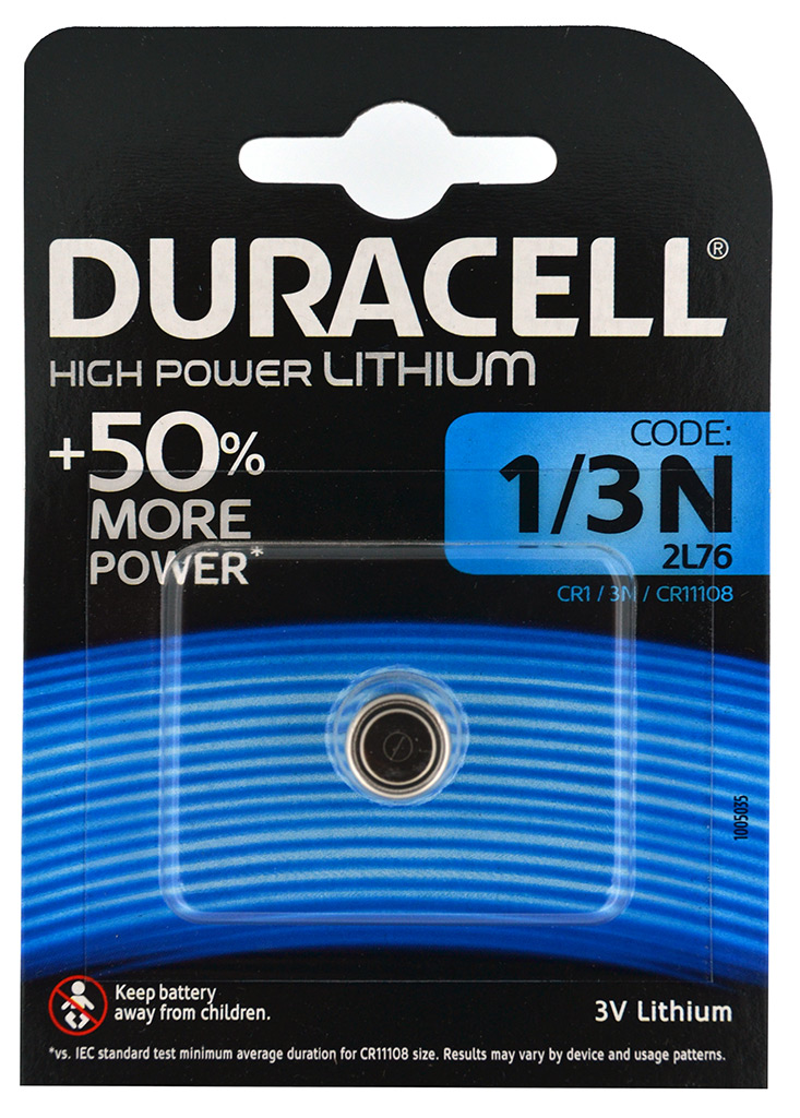 Μπαταρία Lithium Pil Duracell 1/3N CR11108 3V Τεμ. 1