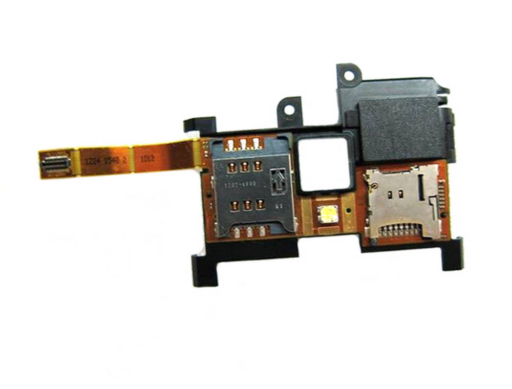 Σέτ Επαφών Sim με Αναγνώστη Κάρτας Μνήμης Sony Ericsson Xperia X10 με Καλώδιο Πλακέ και Buzzer Original Swap