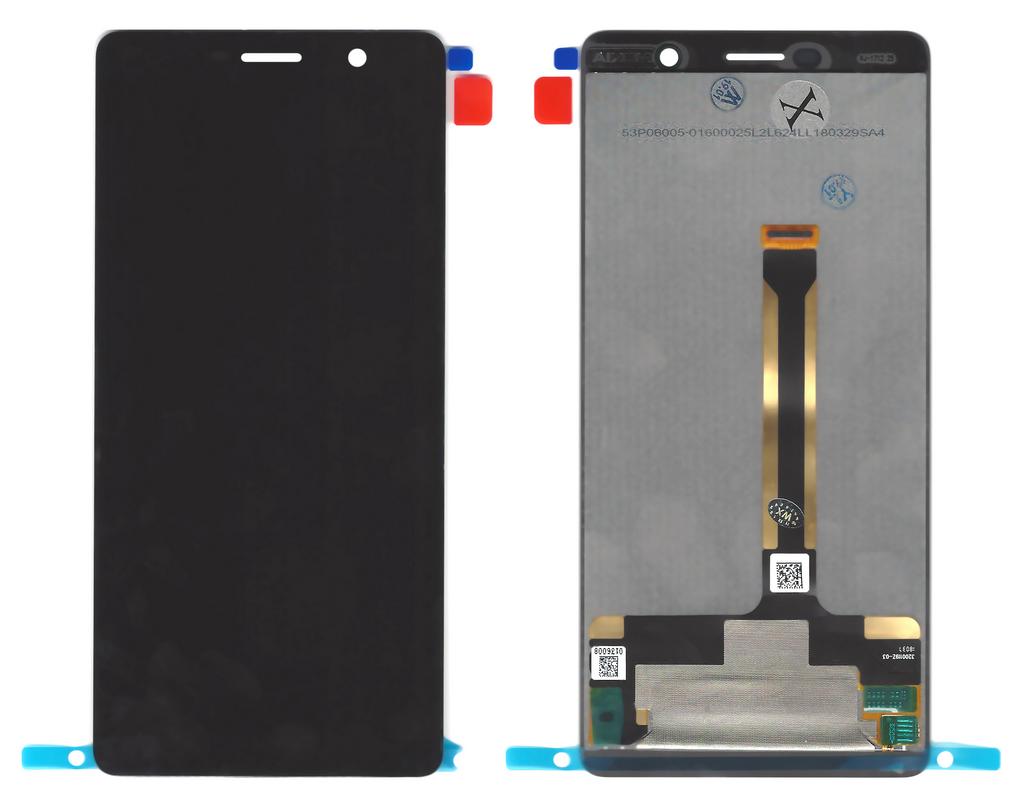 Οθόνη & Μηχανισμός Αφής Nokia 7 Plus Μαύρο χωρίς Πλαίσιο. Κόλλα