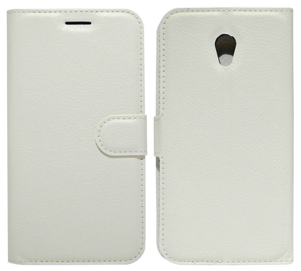 Θήκη Book Ancus Teneo για Vodafone Smart Prime 7 TPU Λευκή