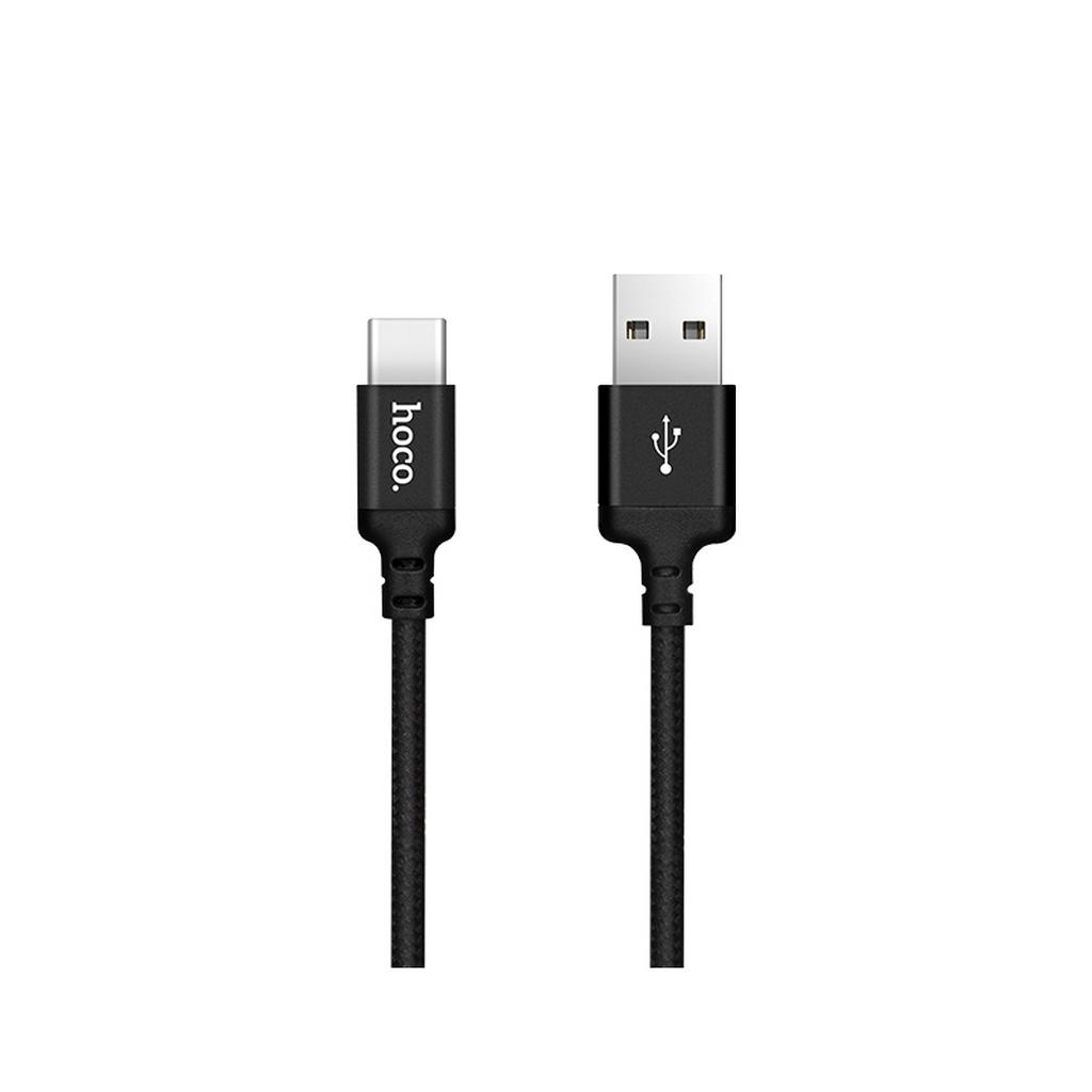 Καλώδιο σύνδεσης Hoco X14 Tmes Speed USB σε Type-C Fast Charging Μαύρο 1μ