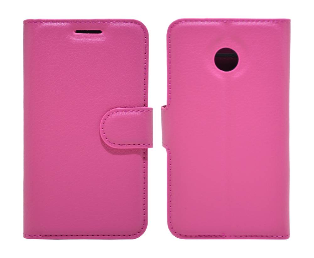 Θήκη Book Ancus Teneo για Vodafone Smart Mini 7 TPU Φούξια