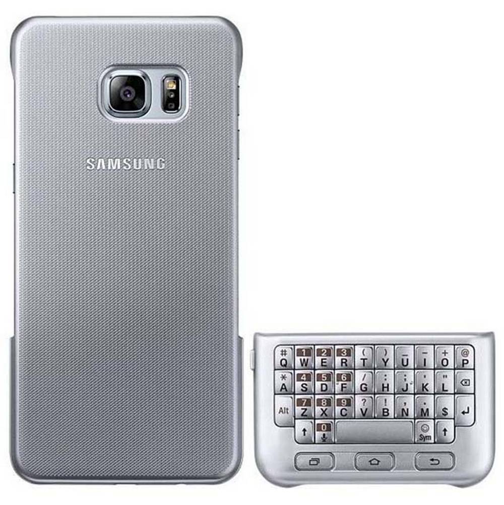 Θήκη Faceplate Samsung Keyboard Cover EF-CG928USEGWW για SM-G928F Galaxy S6 Edge+ Ασημί