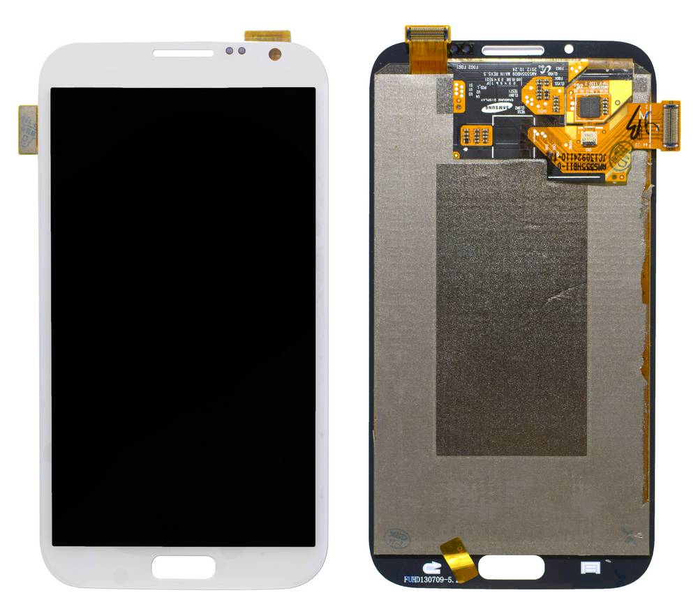 Οθόνη & Μηχανισμός Αφής Samsung N7100 Galaxy Note II Λευκό χωρίς Πλαίσιο OEM Type A