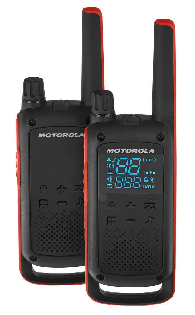 Walkie Talkie Motorola Go Adventure PMR T82 Μαύρο με Φακό Led και Υποδοχή Hands Free.  Εύρος Κάλυψης 10 km