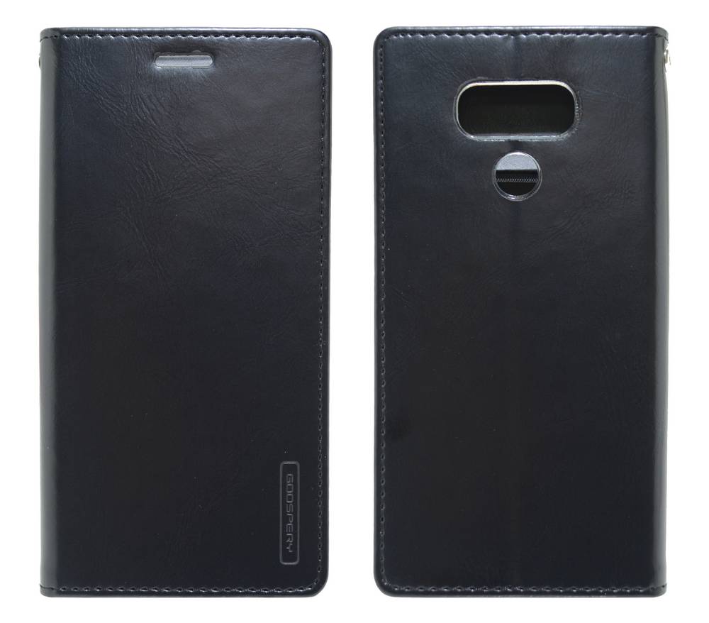Θήκη Book Goospery Blue Moon Flip για LG G6 H870 Μαύρη by Mercury