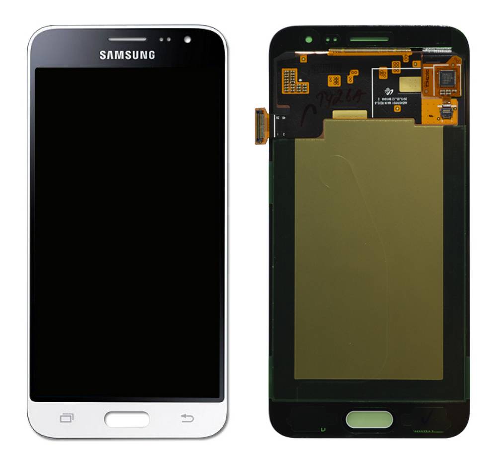 Γνήσια Οθόνη & Μηχανισμός Αφής Samsung SM-J320F Galaxy J3 (2016) Λευκό GH97-18414A, GH97-18748A